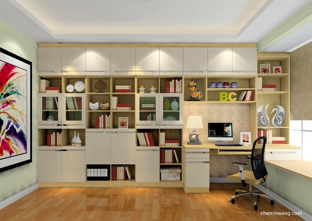 宅新網定制書柜組合2